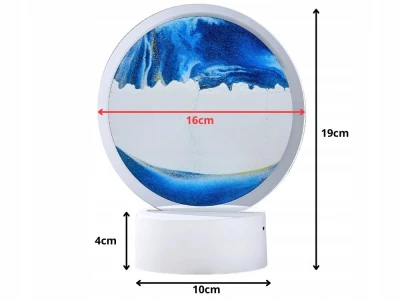 Verk 12383 Pohyblivý obraz s dynamickým 3D pískem, růžový