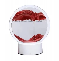 Verk 12383 Pohyblivý obraz s dynamickým 3D pískem, červený