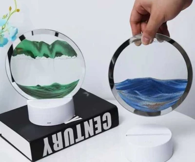 Verk 12383 Pohyblivý obraz s dynamickým 3D pískem, červený