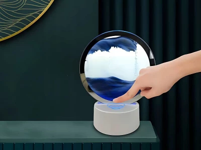 Verk 12383 Pohyblivý obraz s dynamickým 3D pískem, červený