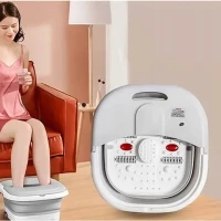 Verk 27510 Skládací masážní přístroj na nohy, 500W, šedý