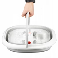 Verk 27510 Skládací masážní přístroj na nohy, 500W, šedý