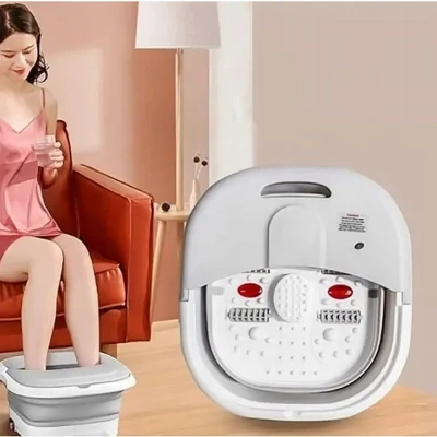 Verk 27510 Skládací masážní přístroj na nohy, 500W, šedý