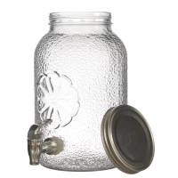 CMP KA0168 Zásobník skleněný na nápoje s ventilem, 3,8 l