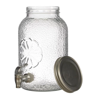 CMP KA0168 Zásobník skleněný na nápoje s ventilem, 3,8 l