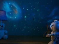 Verk 18308 Astronaut nočná obloha, polárna žiara a projektor hviezd, diaľkové ovládanie