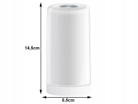 Verk 12358 Dotyková LED RGB lampa, 3 x AAA, USB-C 5V, bílá