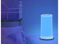 Verk 12358 Dotyková LED RGB lampa, 3 x AAA, USB-C 5V, bílá