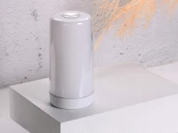 Verk 12358 Dotyková LED RGB lampa, 3 x AAA, USB-C 5V, bílá