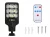 Verk 12372 Solárne pouličné osvetlenie so senzorom pohybu 63 LED, čierne