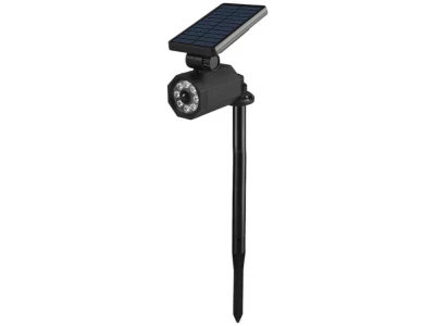 Verk 12374 Venkovní solární LED osvětlení se senzorem pohybu, 9 LED, imitace kamery