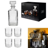 CMP KV7190 Karafa na whiskey 900 ml + 4 sklenice 200 ml