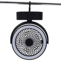 CMP VE6066 Závěsný ventilátor s LED osvětlením USB, černý