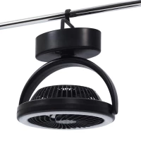CMP VE6066 Závěsný ventilátor s LED osvětlením USB, černý
