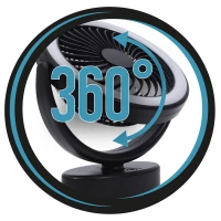 CMP VE6066 Závěsný ventilátor s LED osvětlením USB, černý