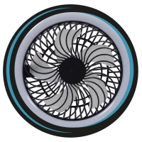 CMP VE6066 Závěsný ventilátor s LED osvětlením USB, černý