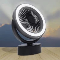 CMP VE6066 Závěsný ventilátor s LED osvětlením USB, černý
