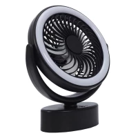 CMP VE6066 Závěsný ventilátor s LED osvětlením USB, černý