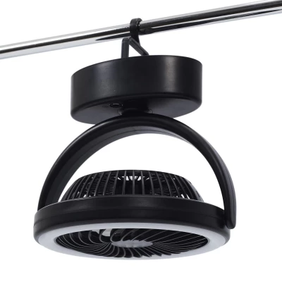 CMP VE6066 Závěsný ventilátor s LED osvětlením USB, černý