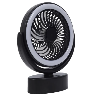 CMP VE6066 Závěsný ventilátor s LED osvětlením USB, černý
