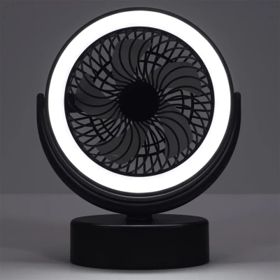 CMP VE6066 Závěsný ventilátor s LED osvětlením USB, černý
