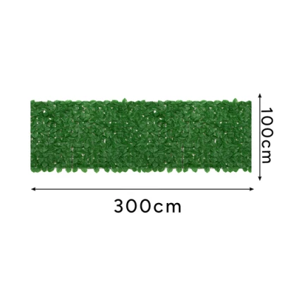 Gardlov 25343 Balkónová zástěna s tmavě zelenými listy 300 x 100 cm