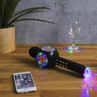 CMP HT2235 Karaoke Bluetooth mikrofon s LED RGB osvětlením 3 v 1