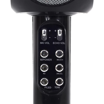 CMP HT2235 Karaoke Bluetooth mikrofon s LED RGB osvětlením 3 v 1