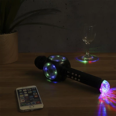 CMP HT2235 Karaoke Bluetooth mikrofon s LED RGB osvětlením 3 v 1