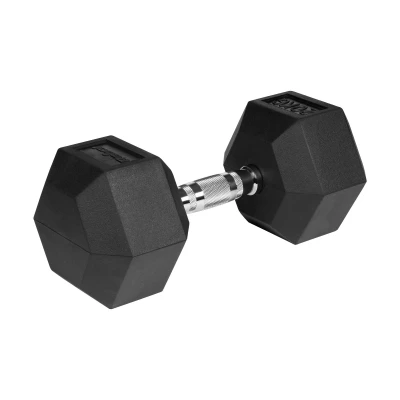 Rebel RBA-2325-20 Pogumované litinové činky HEX 1 x 20 kg