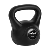 Rebel RBA-2311 Kettlebell Active 2 kg, čierna