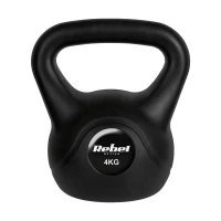 Rebel RBA-2312 Kettlebell Active 4 kg, čierna