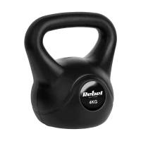 Rebel RBA-2312 Kettlebell Active 4 kg, čierna