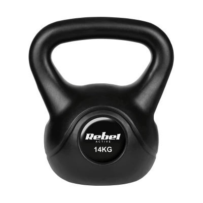 Rebel RBA-2317 Kettlebell Active 14 kg, černý