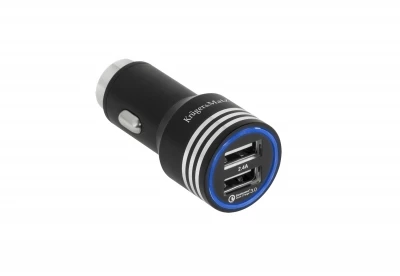 Kruger&Matz KM0212 Autonabíječka 2 x USB 4800 mAh, Quick Charge 3.0
