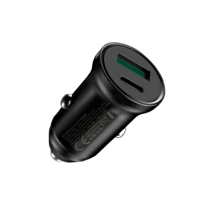 VIDVIE GSM1061 Autonabíječka 30 W, USB + USB Type-C, PowerDelivery, Quick Charge 3.0