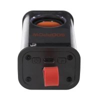 CMP HT0068 Bezdrôtový reproduktor LED Bluetooth, 5 W, čierny