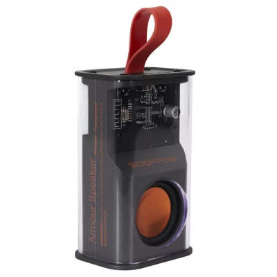 CMP HT0068 Bezdrôtový reproduktor LED Bluetooth, 5 W, čierny