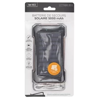 CMP HT0005 Solárna nabíjačka powerbank 5000mAh, čierna