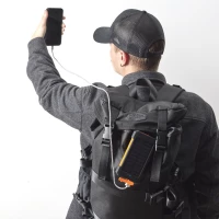 CMP HT0005 Solárna nabíjačka powerbank 5000mAh, čierna