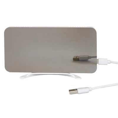 CMP HT0122 Zrkadlové hodiny s budíkom s farebným displejom