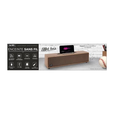 CMP HT0066 Bezdrôtový reproduktor s efektom dreva 2 x 5 W