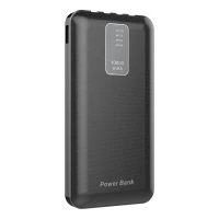 CMP HT2077 Powerbanka 10 000 mAh, 4 koncovky, černá