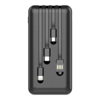 CMP HT2077 Powerbanka 10 000 mAh, 4 koncovky, černá