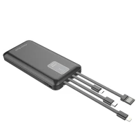 CMP HT2077 Powerbanka 10 000 mAh, 4 koncovky, černá
