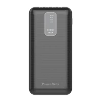 CMP HT2077 Powerbanka 10 000 mAh, 4 koncovky, černá