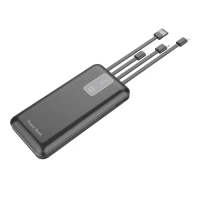 CMP HT2077 Powerbanka 10 000 mAh, 4 koncovky, černá