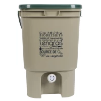 CMP ME0022 Kompostér do kuchyně s kohoutkem 19 l, béžový