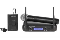Rebel MIK0142 Profesionálna audio súprava WHF, 2 kanály, WR-358LD + 1 x mikrofón
