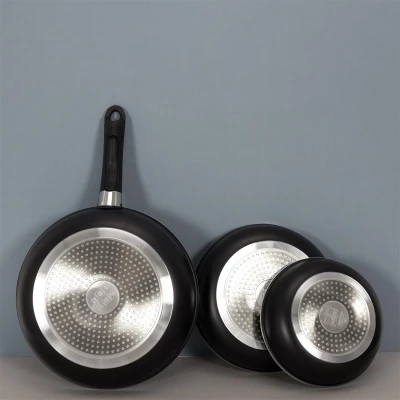 CMP KC25291 Súprava 3 panvíc s nepriľnavým povrchom a odnímateľnou rukoväťou, 21/25/29 cm